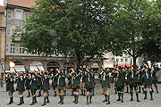 Salutschüsse durch Bayerische Gebirgsschützen (©Foto: Ingrid Grossmann)